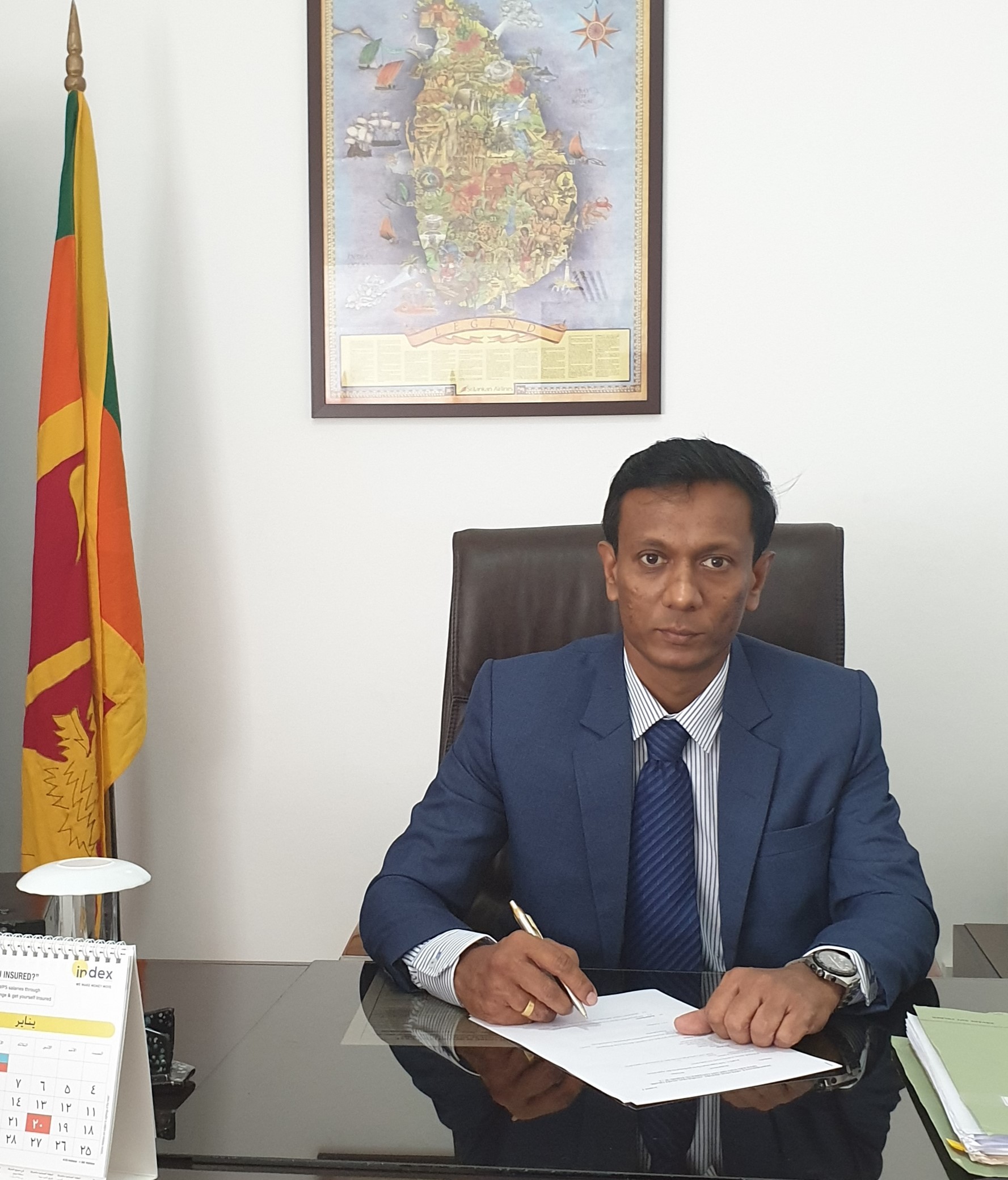 Mr Nalinda Wijerathna Consul General Of Sri Lanka In Dubai And Northern Emirates Assumes Duties 2392