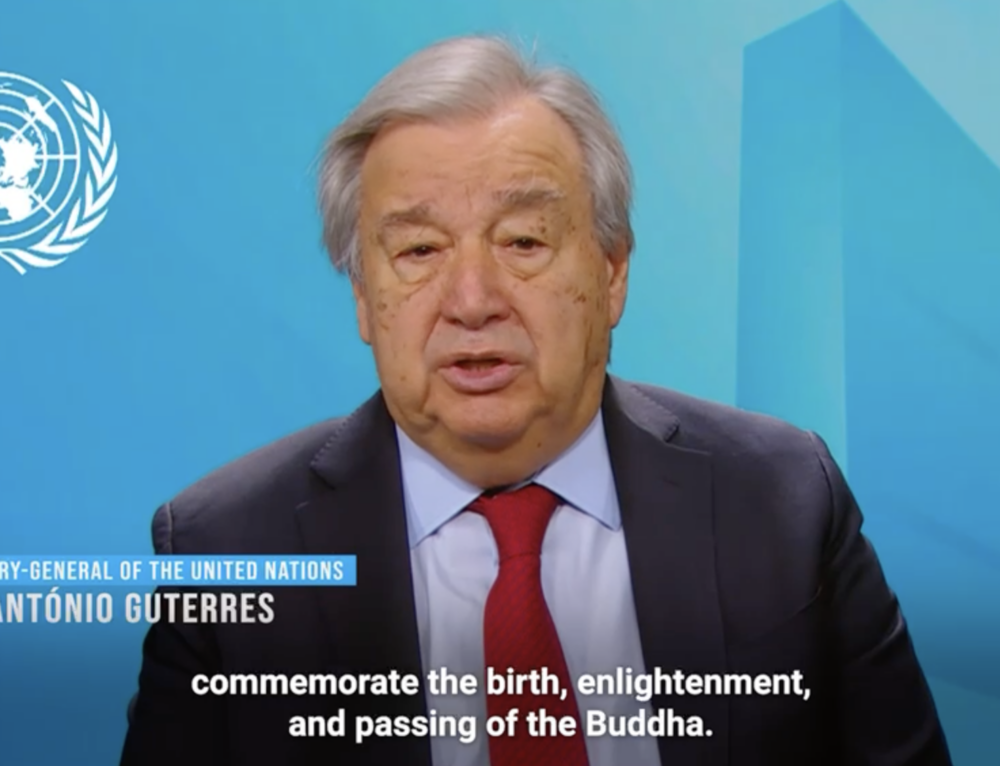 United Nations Nations Unies The Secretary-General | Message On The Day Of Vesak 1 May 2026